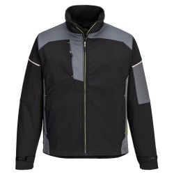 VESTE SOFTSHELL PW3 (3L)  Colour:Noir/ Zoom Gris