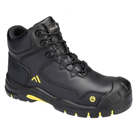 CHAUSSURE MONTANTE APEX S3S ESD HRO SR SC FO  Colour:Noir/jaune