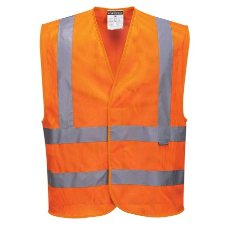 GILET HV MAILLE   Colour:Orange