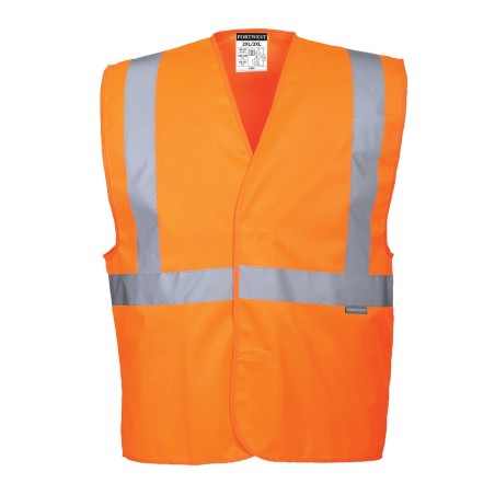 GILET À BANDES ET À BRETELLES HI-VIS   Colour:Orange