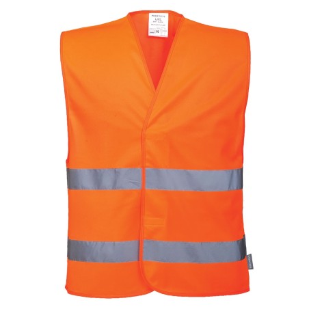 GILET DOUBLE BANDE  Colour:Orange