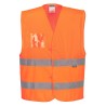 GILET HV SEMI-MAILLE   Colour:Orange