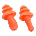 BOUCHON D'OREILLE RÉUTILISABLE EN TPR (50 PAIRES) Colour:Orange