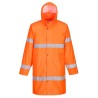 MANTEAU DE PLUIE HAUTE VISIBILITÉ 100 CM   Colour:Orange