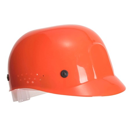 CASQUETTE ANTI-HEURT VISIÈRE COURTE (2.5 CM) Colour:Orange