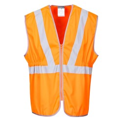 GILET HV LONG RIS  Colour:Orange