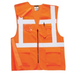 GILET EXECUTIVE RAIL RIS Taille / Pointure:S Colour:Orange