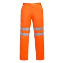 PANTALON HI-VIS POLY-COTON  Colour:Orange