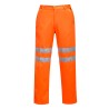 PANTALON HI-VIS POLY-COTON  Colour:Orange