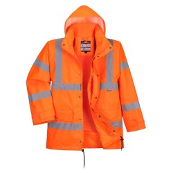 PARKA HAUTE-VISIBILITÉ RESPIRANTE INTERACTIVE  Colour:Orange