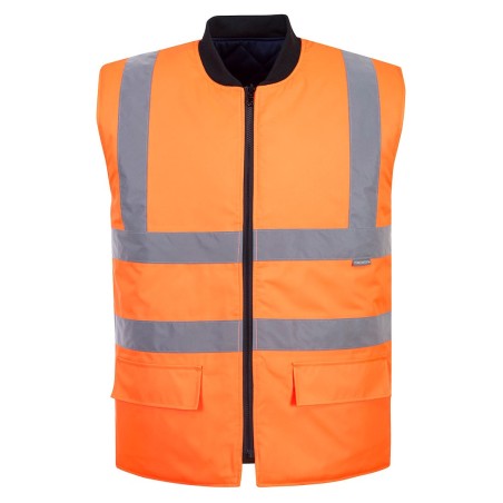 GILET HV RÉVERSIBLE  Colour:Orange