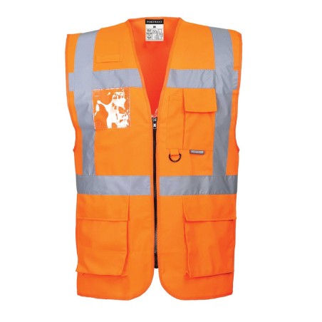 GILET HI-VIS EXECUTIVE - BERLIN  Colour:Orange