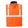 BODYWARMER HI-VIS BIZFLAME ANTISTATIQUE ET FR  Colour:Orange