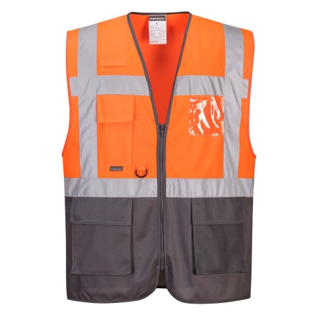 GILET EXECUTIVE WARSAW  Taille / Pointure:XXXL Colour:Orange/Gris