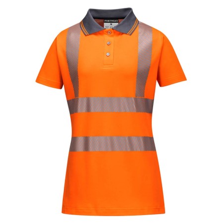 POLO LADIES PRO   Colour:Orange/Gris