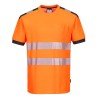 T-SHIRT HV PW3  Colour:Orange/Gris