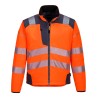 SOFTSHELL HAUTE-VISIBILITÉ PW3   Colour:Orange/Gris