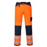 PANTALON PW3 HI-VIS WORK  Colour:Orange/Marine