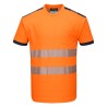 T-SHIRT HV PW3  Colour:Orange/Marine