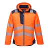 PARKA HV PW3   Colour:Orange/Marine