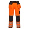 PANTALON PW3 STRETCH HOLSTER HAUTE-VISIBILITÉ  Colour:Orange/Noir