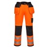 PANTALON HV PW3 POCHES FLOTTANTES  Colour:Orange/Noir