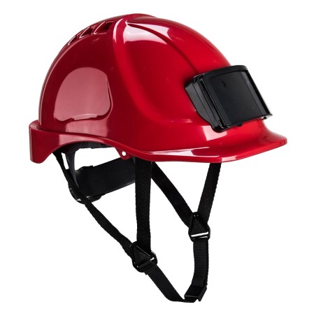 CASQUE ENDURANCE AVEC PORTE-BADGE Colour:Rouge