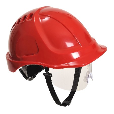 CASQUE À VISIERE  ENDURANCE PLUS VISOR Colour:Rouge