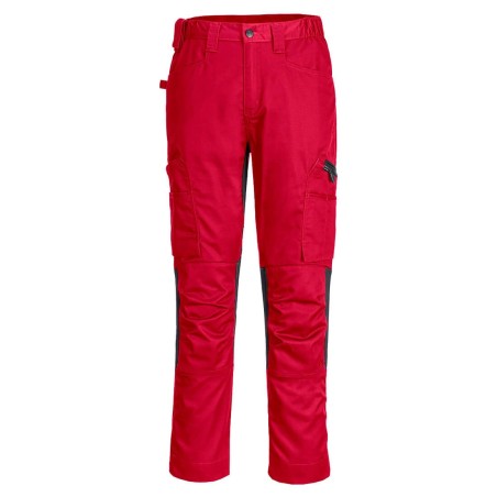 PANTALON DE TRAVAIL ÉCO-CONÇU WX2 STRETCH  Colour:Rouge foncé