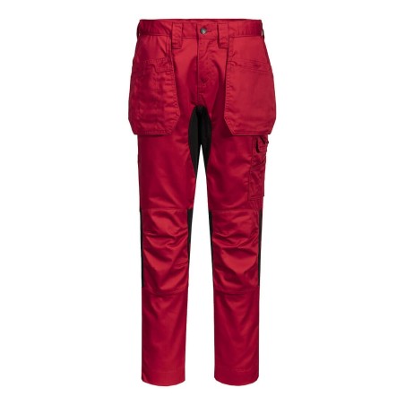 PANTALON STRETCH WX2 HOLSTER  Colour:Rouge foncé