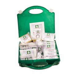 KIT PREMIER SECOURS EN MILIEU INDUSTRIEL 100 PERS Colour:Vert