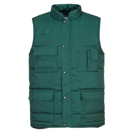 GILET SHETLAND  Colour:Vert Bouteille