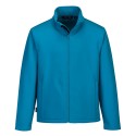 SOFTSHELL HOMME PRINT & PROMO (2 COUCHES)  Colour:Aqua