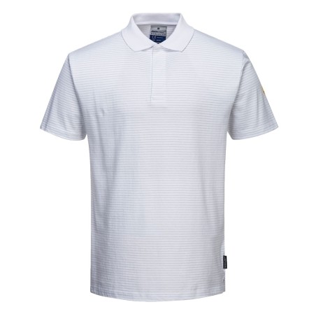 POLO ANTISTATIQUE ESD  Colour:Blanc