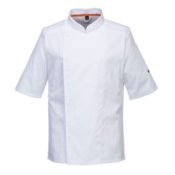 VESTE MAILLE PRO S/S  Colour:Blanc