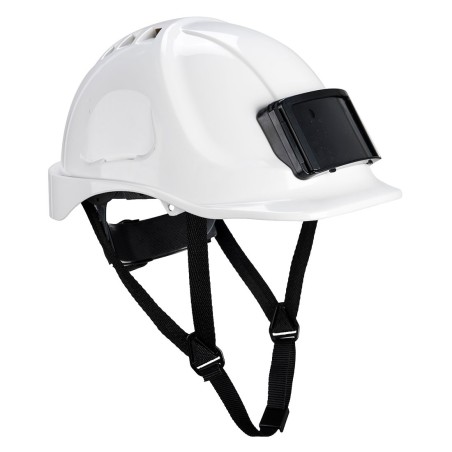 CASQUE ENDURANCE AVEC PORTE-BADGE Colour:Blanc