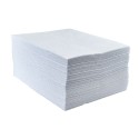 TAPIS ABSORBANT POUR HYDROCARBURES UNIQUEMENT (PK200) Colour:Blanc