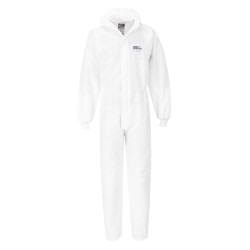 COMBINAISON BIZTEX SMS TYPE 5/6 AVEC POIGNETS TRICOT Taille / Pointure:M Colour:Blanc